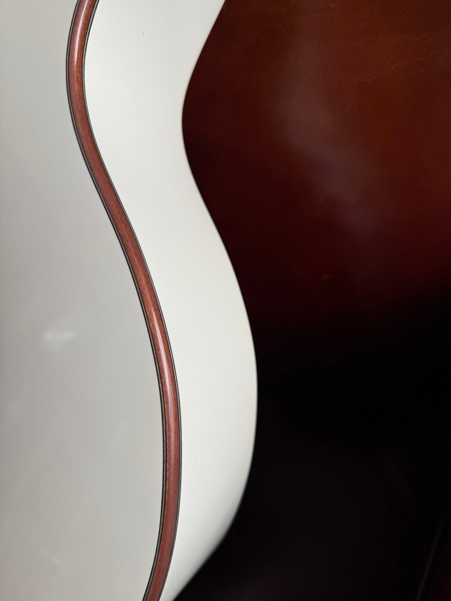 LAG T118 ASCE ivory Grand Auditorium Slimline Electro - Richards Guitars Of Stratford Upon Avon