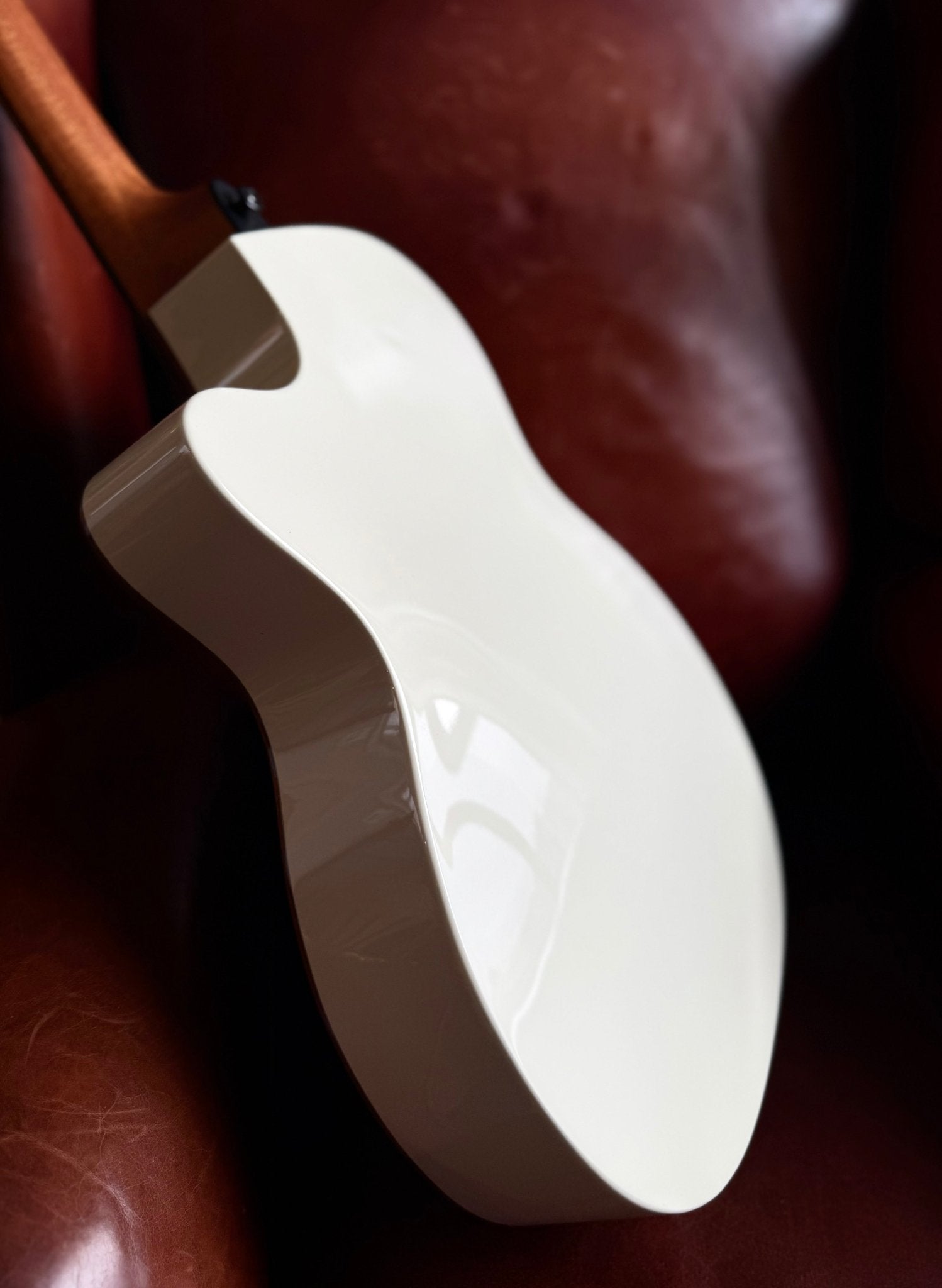 LAG T118 ASCE ivory Grand Auditorium Slimline Electro - Richards Guitars Of Stratford Upon Avon