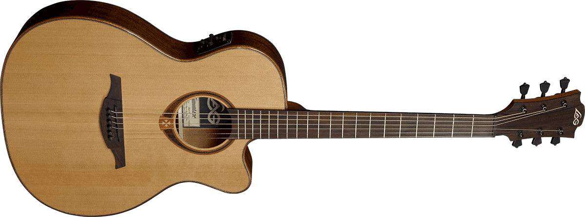 LAG TRAMONTANE 118 T118ACE AUDITORIUM CUTAWAY ELECTRO - Richards Guitars Of Stratford Upon Avon