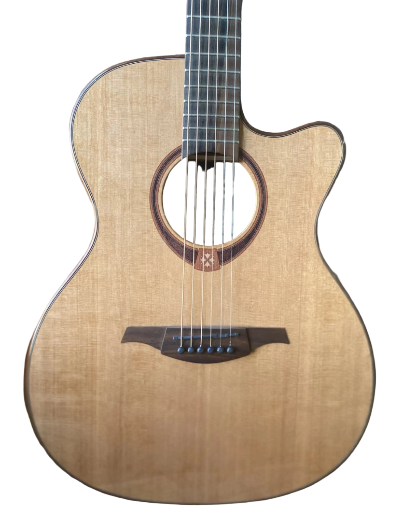 LAG TRAMONTANE 118 T118ASCE AUDITORIUM SLIM CUTAWAY ELECTRO - Richards Guitars Of Stratford Upon Avon