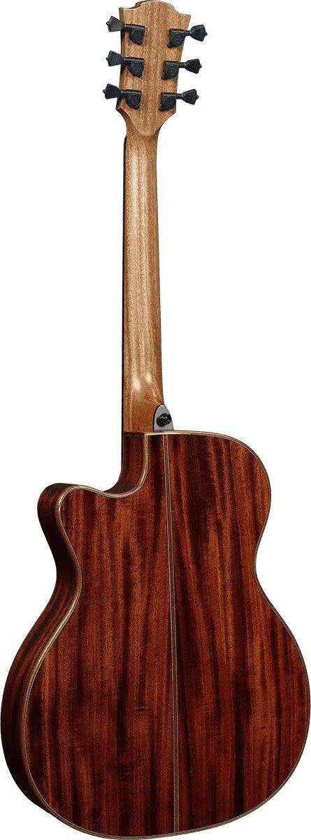 LAG TRAMONTANE 118 T118ASCE - BRS AUDITORIUM SLIM CUT ELECTRO BROWN SHADOW - Richards Guitars Of Stratford Upon Avon