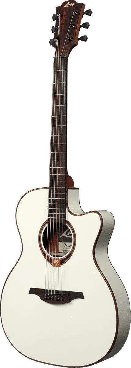 Lag TRAMONTANE 118 T118ASCE - IVO AUDITORIUM,SLIM,CUTAWAY,ELECTRO,IVORY - Richards Guitars Of Stratford Upon Avon