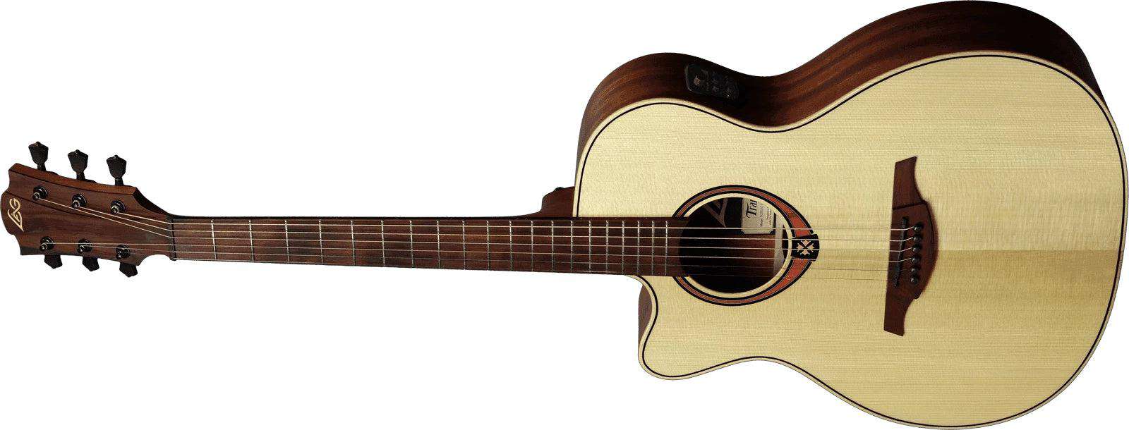 LAG TRAMONTANE 88 TL88ACE LEFTY AUDITORIUM CUTAWAY ELECTRO - Richards Guitars Of Stratford Upon Avon