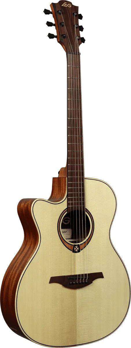 LAG TRAMONTANE 88 TL88ACE LEFTY AUDITORIUM CUTAWAY ELECTRO - Richards Guitars Of Stratford Upon Avon