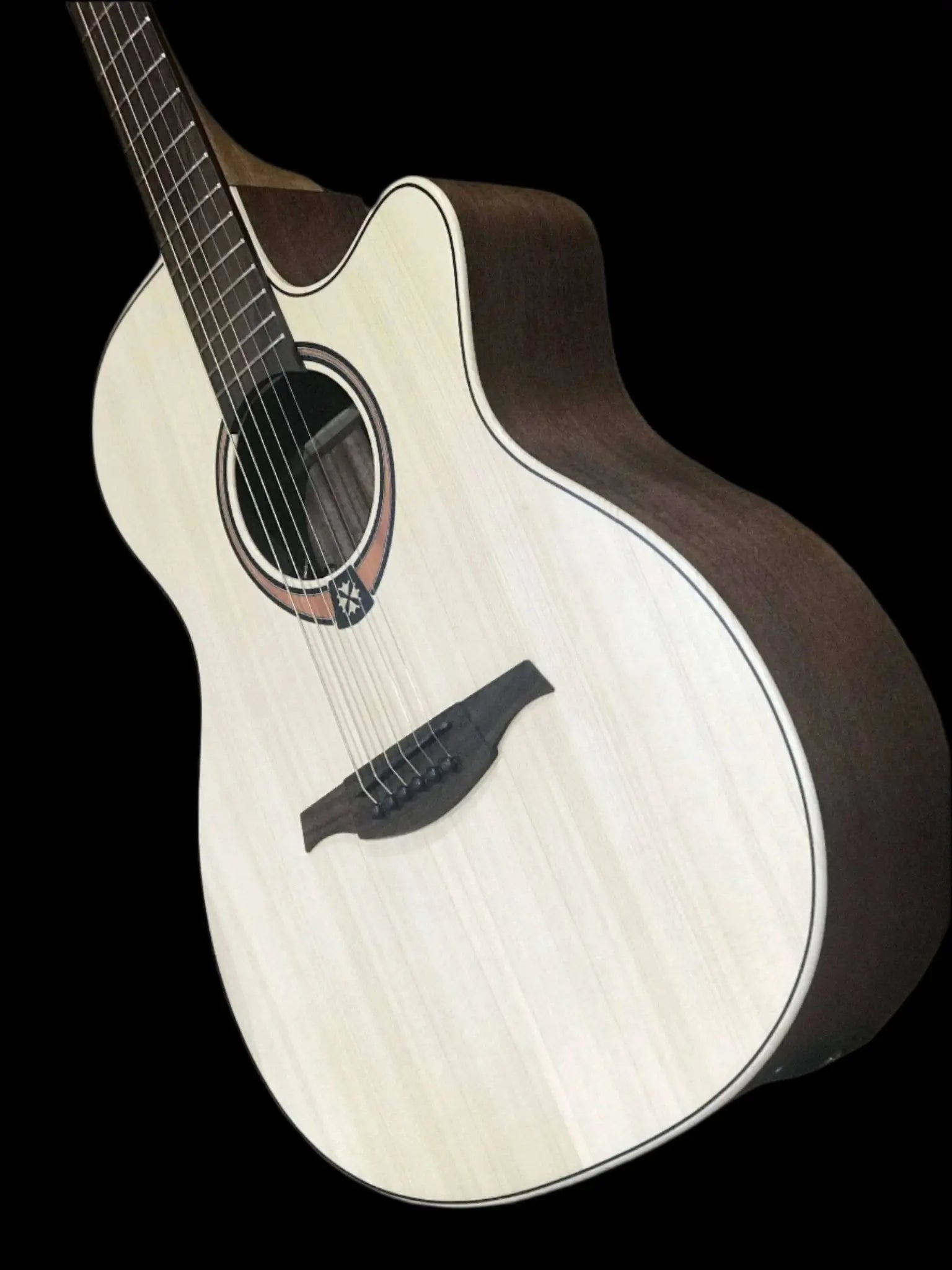 LAG TRAMONTANE T70ACE AUDITORIUM CUTAWAY ELECTRO - Richards Guitars Of Stratford Upon Avon