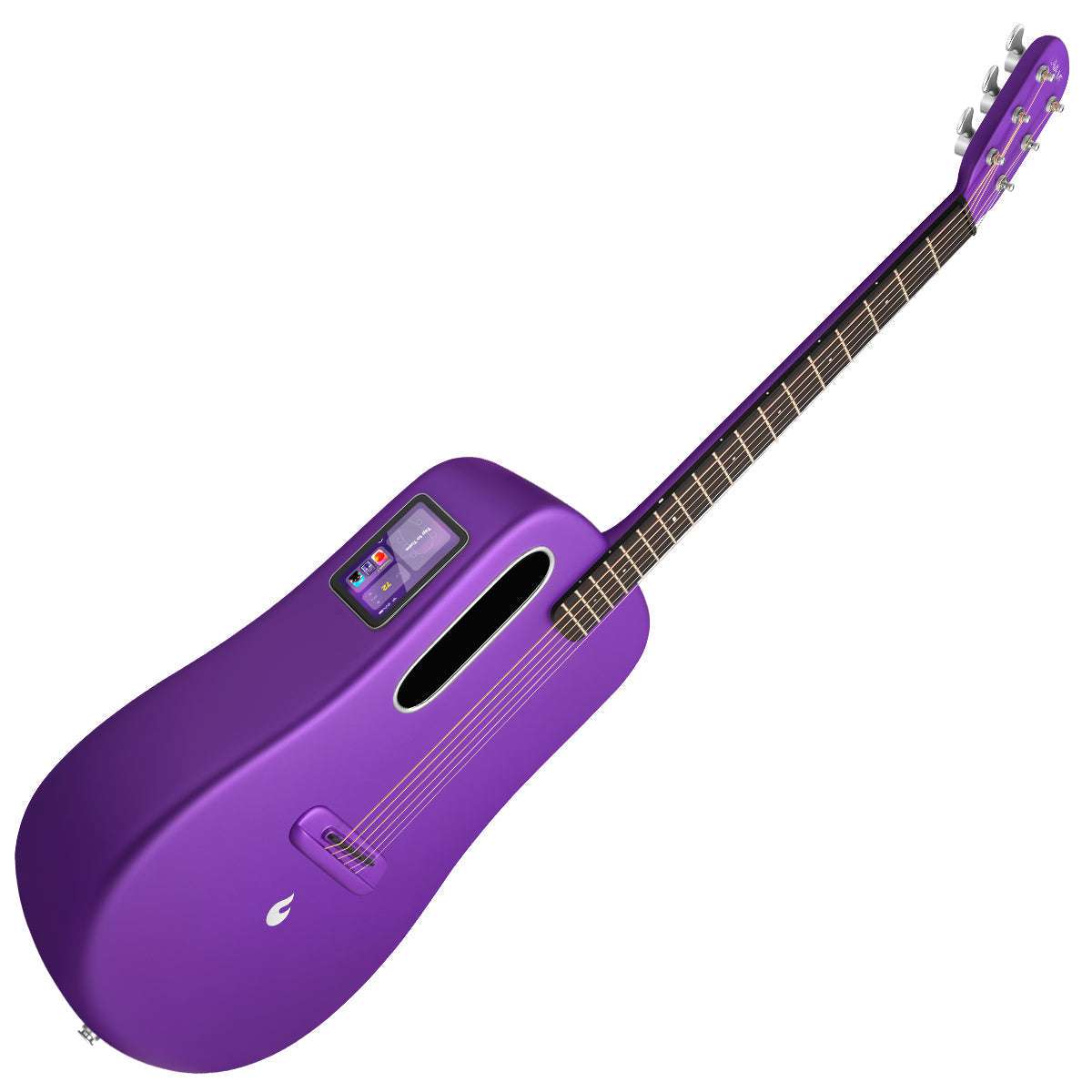 LAVA ME4 Carbon 36" with Space Bag ~ Purple - Richards Guitars Of Stratford Upon Avon