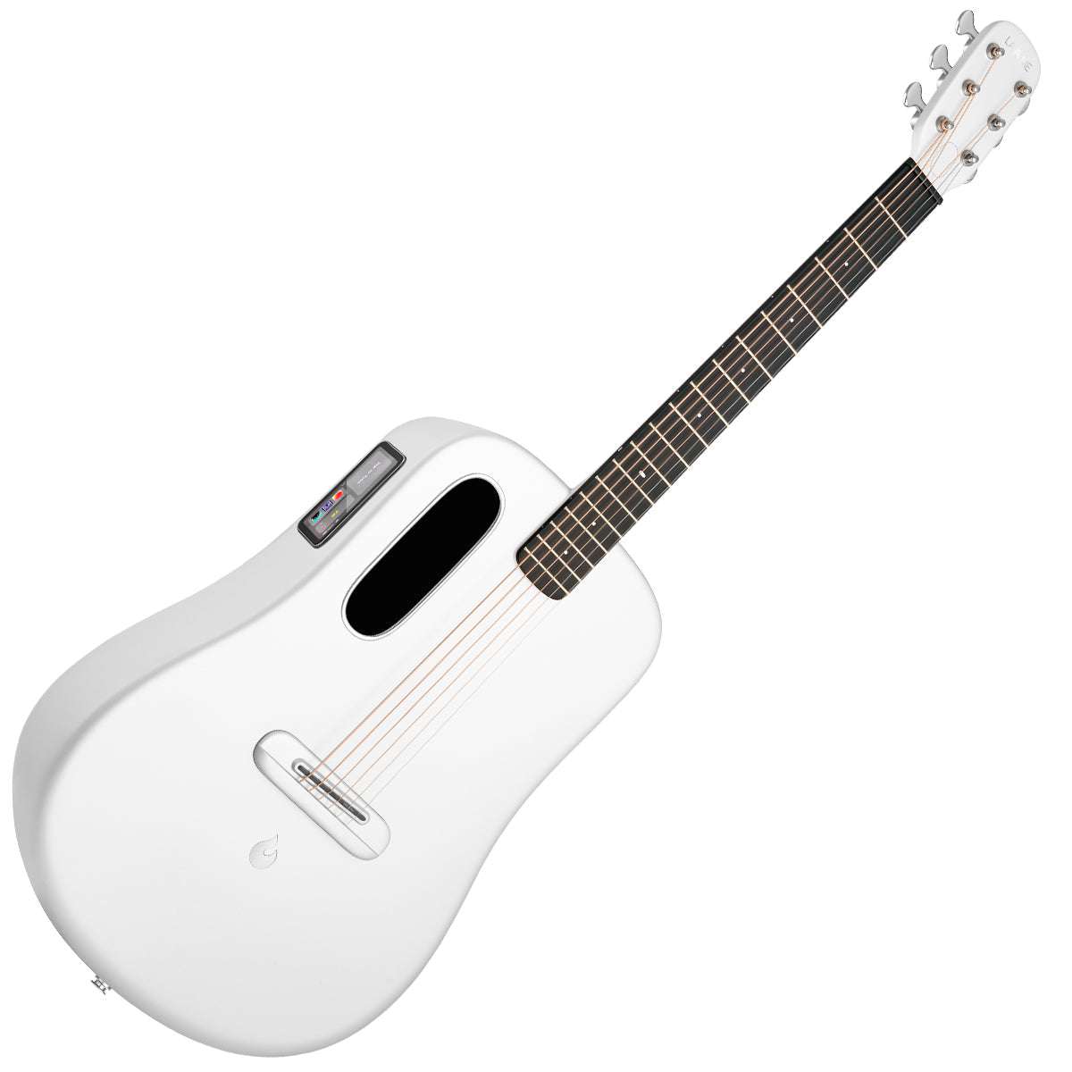 LAVA ME4 Carbon 38" with Space Bag ~ White - Richards Guitars Of Stratford Upon Avon