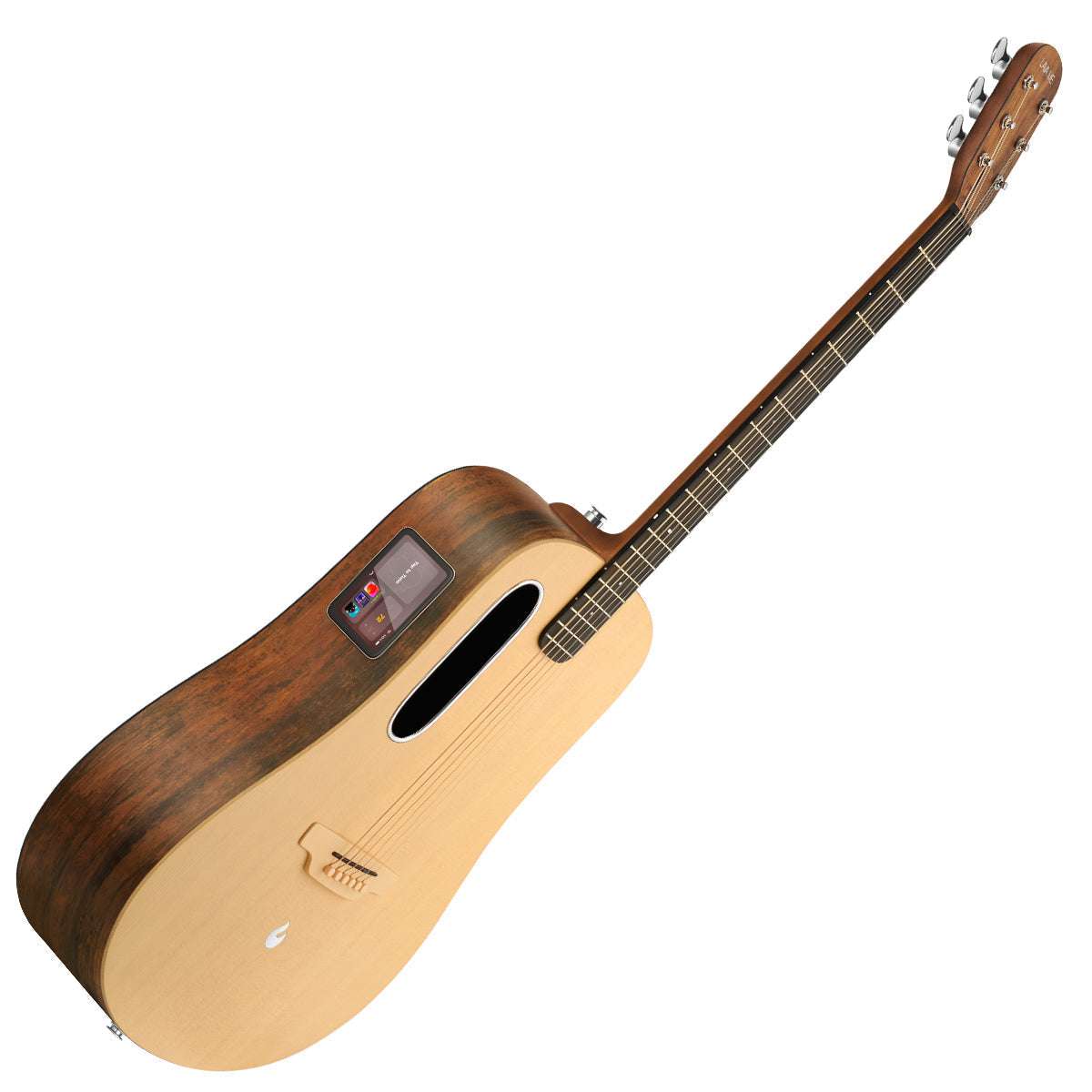 LAVA ME4SPRUCE 41" with AirFlow Bag ~ Woodgrain Brown/Burleywood - Richards Guitars Of Stratford Upon Avon