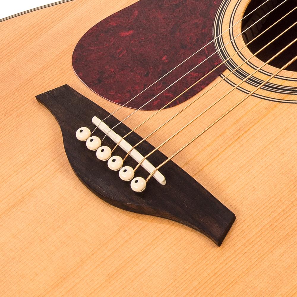 Vintage V300 Acoustic Folk Guitar ~ Natural ~ Left Hand, Left-Hand Acoustics/Electro-Acoustics for sale at Richards Guitars.