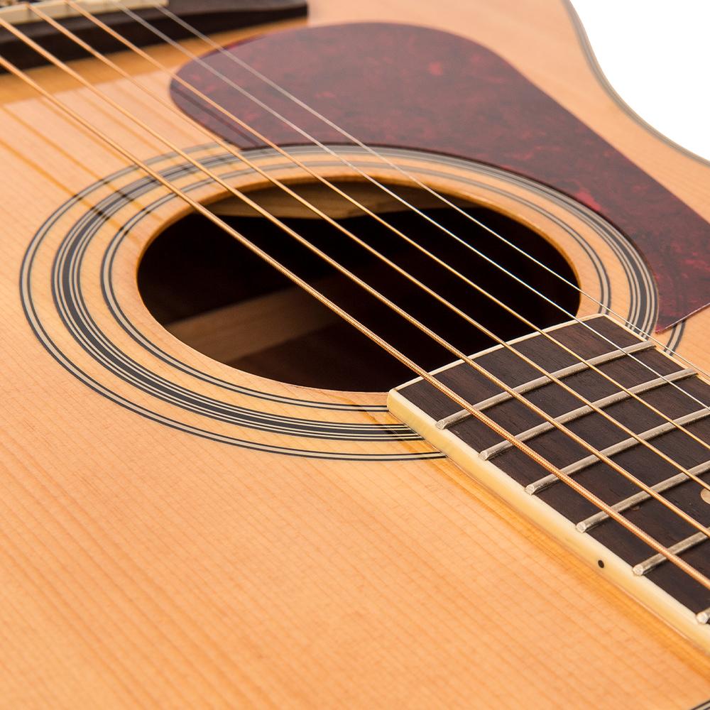 Vintage V300 Acoustic Folk Guitar ~ Natural ~ Left Hand, Left-Hand Acoustics/Electro-Acoustics for sale at Richards Guitars.