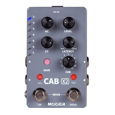 MOOER CAB X2 STEREO CAB SIMULATION PEDAL, Accessory for sale at Richards Guitars.