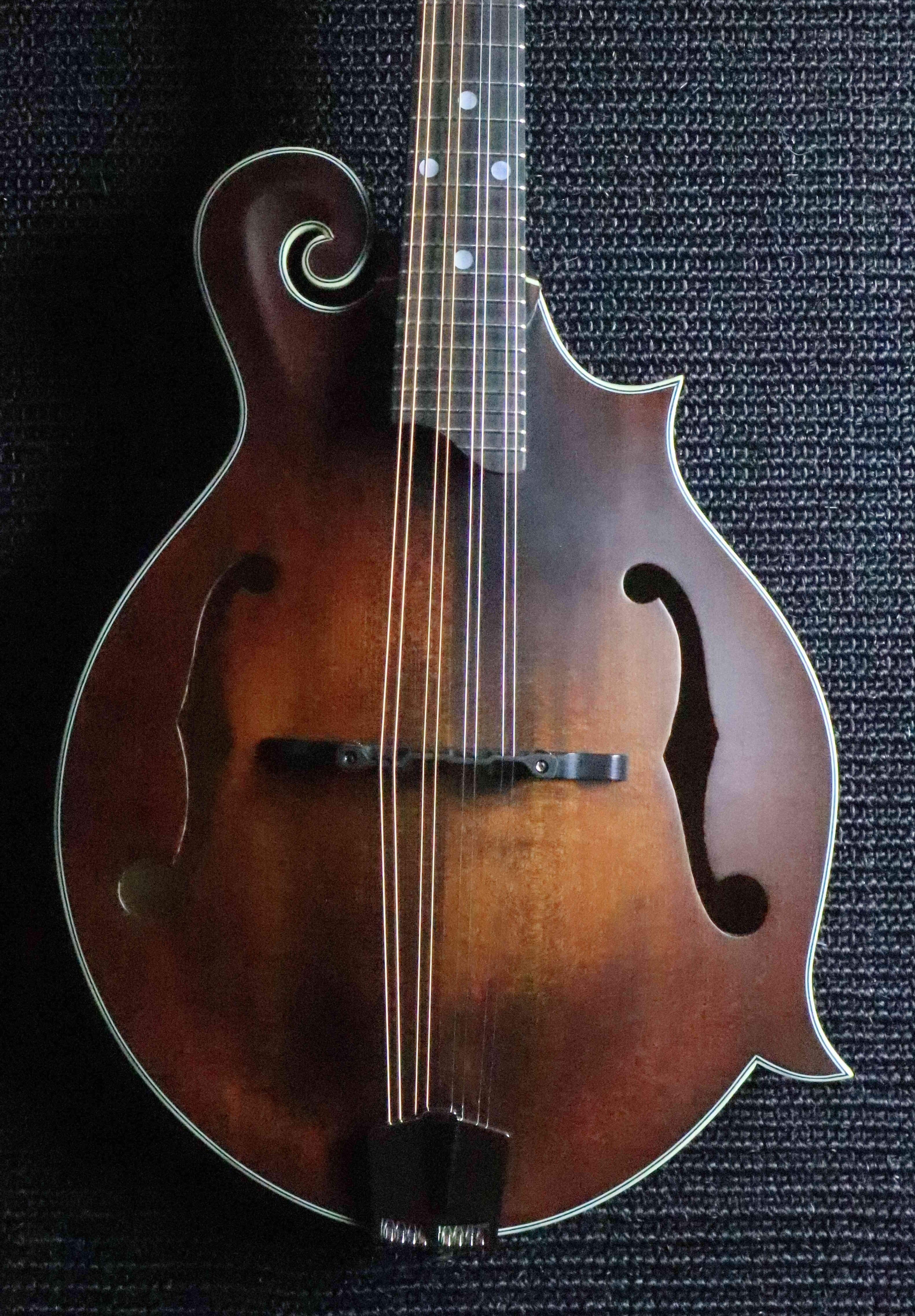 Eastman MD315L F-style Mandolin (F-holes, Solid Spruce top, Solid Maple back and sides, w/Gigbag), Mandolin for sale at Richards Guitars.