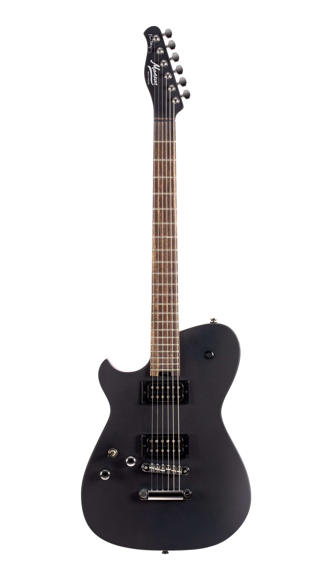 Manson Meta Series MBM - 2H Left Handed Satin Black - Richards Guitars Of Stratford Upon Avon