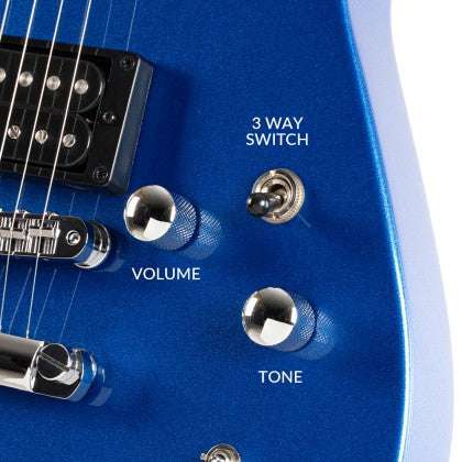 Manson Meta Series MBM - 2H - Sustaniac Blue Bell - Richards Guitars Of Stratford Upon Avon