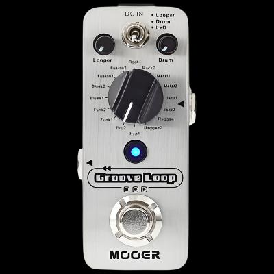 MOOER GROOVE LOOP MLP2 DRUM MACHINE & LOOPER PEDAL, Pedal for sale at Richards Guitars.