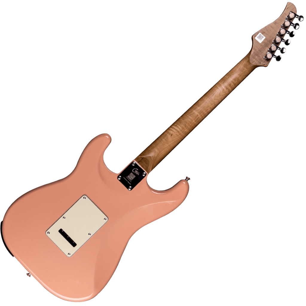 MOOER GTRS PRO 801 FLAMINGO PINK MN Inteligent Guitar With Built In Effects & Programmable App + £225 Of Custom Pro Setup & Backup Service - Richards Guitars Of Stratford Upon Avon