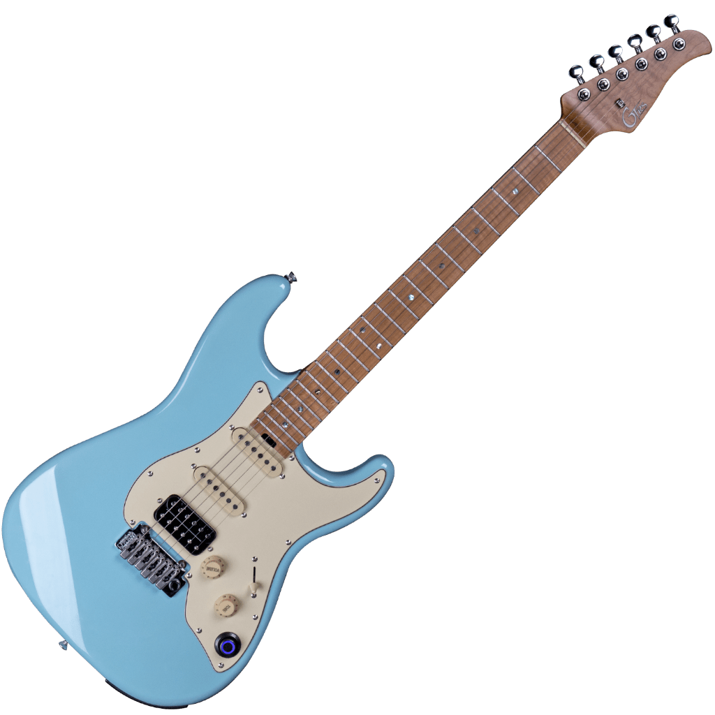 MOOER GTRS PRO 801 TIFFANY BLUE MN Inteligent Guitar With Built In Effects & Programmable App + £225 Of Custom Pro Setup & Backup Service - Richards Guitars Of Stratford Upon Avon