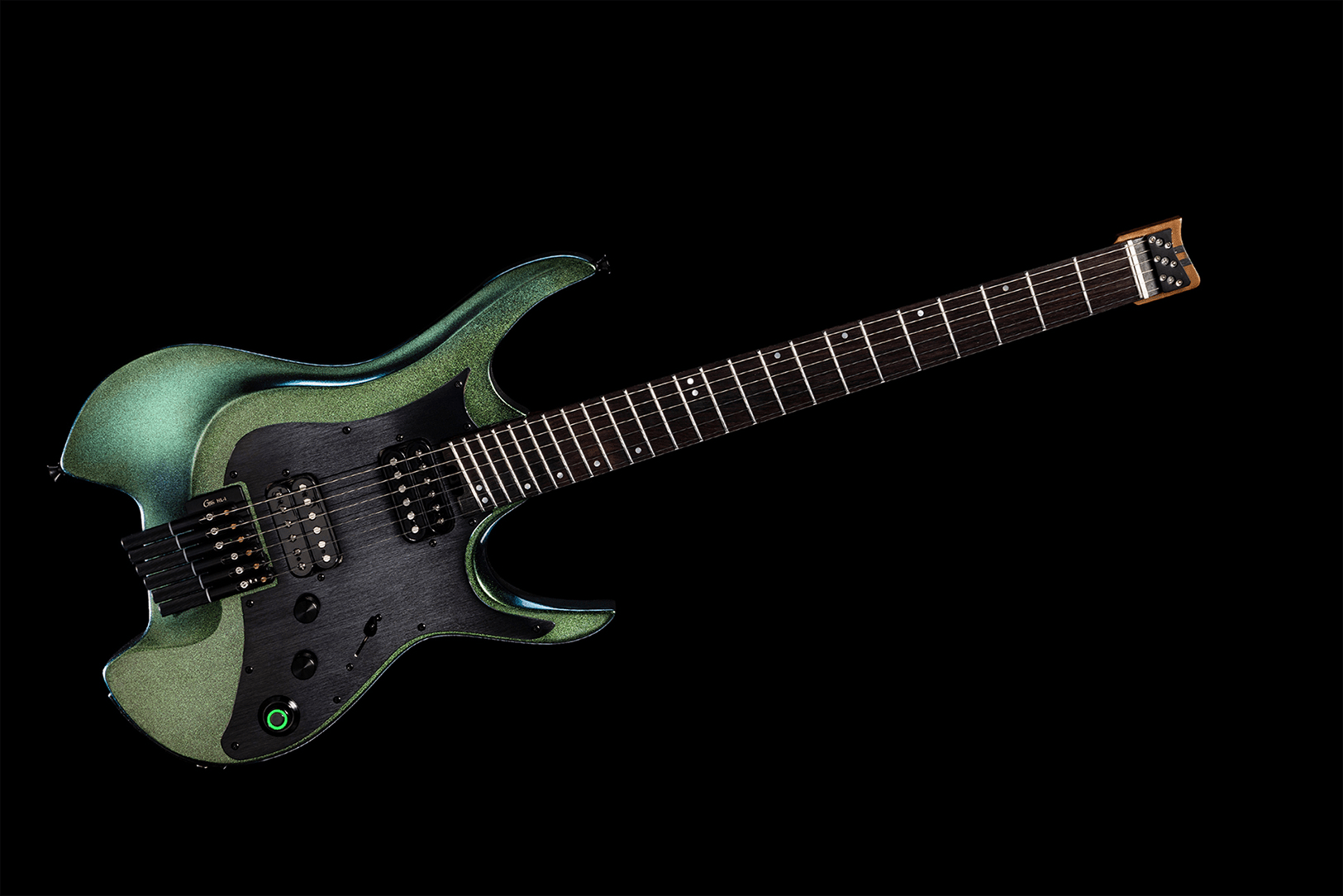 MOOER GTRS WING W900 AURORA GREEN RN Inteligent Guitar With Built In Effects & Programmable App + £225 Of Custom Pro Setup & Backup Service - Richards Guitars Of Stratford Upon Avon