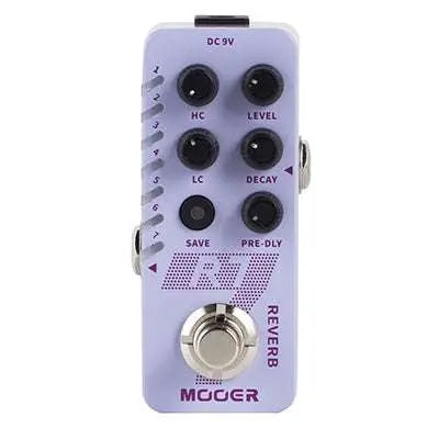 Micro Reverb Pedal MOOER R7 REVERB MICRO FX PEDAL - Richards Guitars Of Stratford Upon