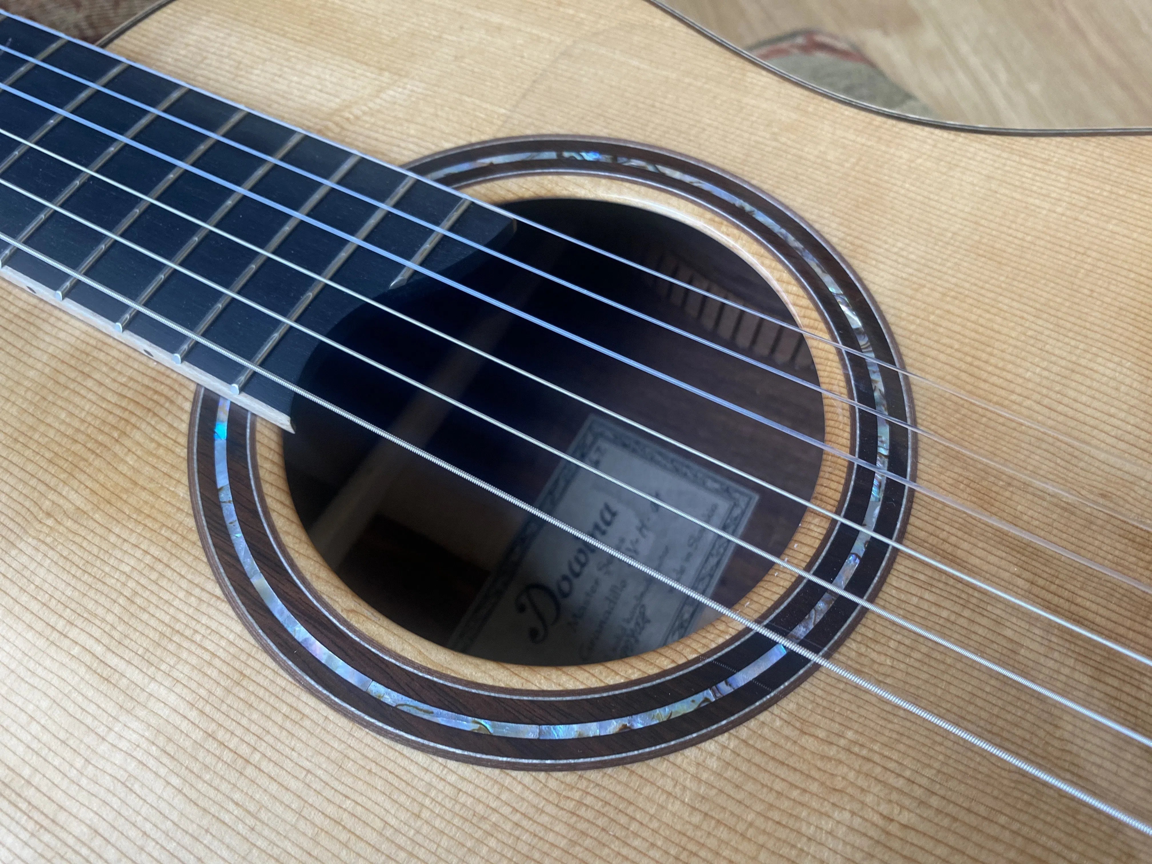 Dowina Granadillo DS BVH Thermo Cured Nylon String Hybrid, Nylon Strung Guitar for sale at Richards Guitars.