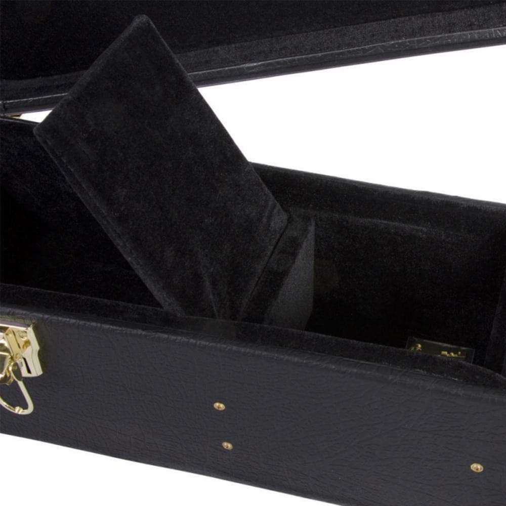 On Stage Hardshell Semi Acoustic Guitar Case ~ Black - Richards Guitars Of Stratford Upon Avon