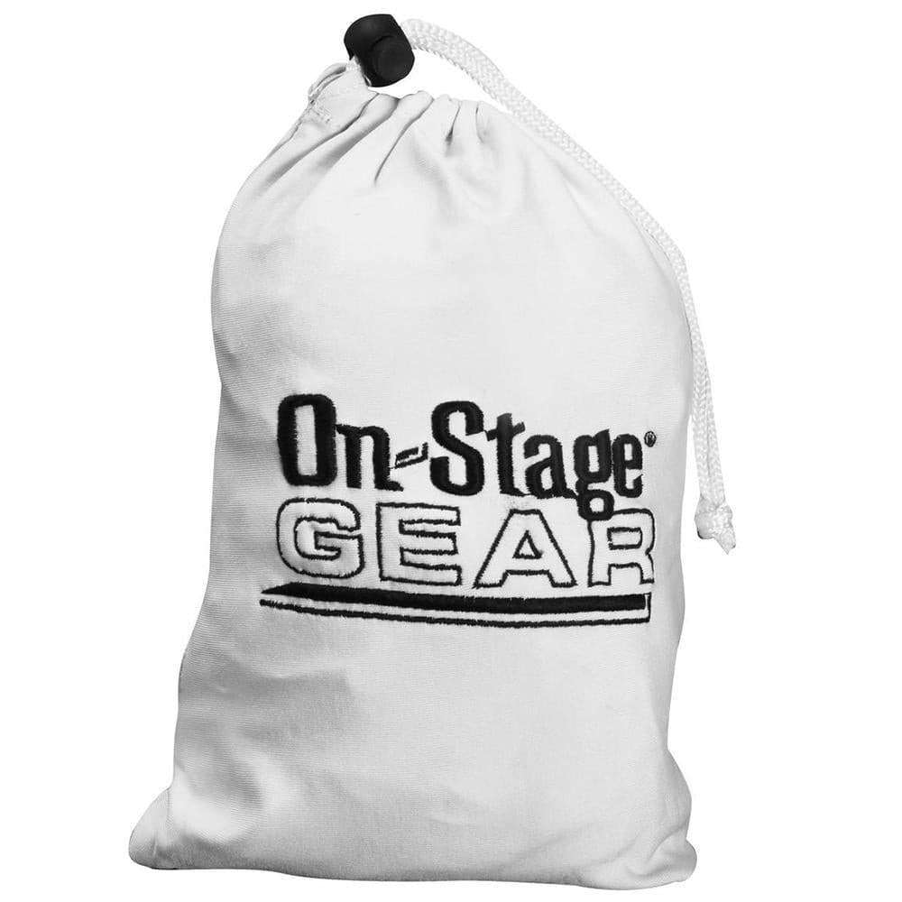 On - Stage Speaker/Lighting Stand Skirt - White - Richards Guitars Of Stratford Upon Avon