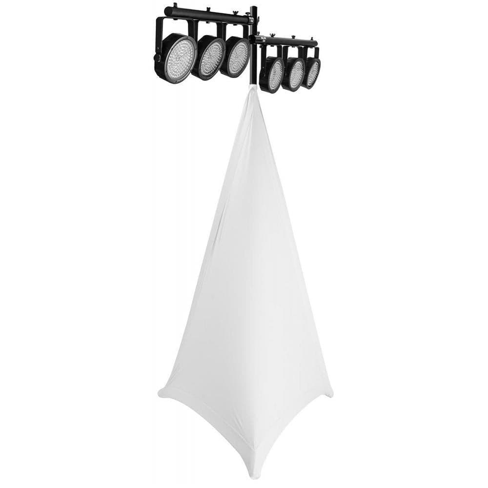 On - Stage Speaker/Lighting Stand Skirt - White - Richards Guitars Of Stratford Upon Avon