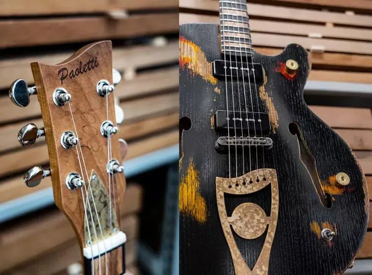 Paoletti 500 Lounge 2P90 Heavy Black - Richards Guitars Of Stratford Upon Avon