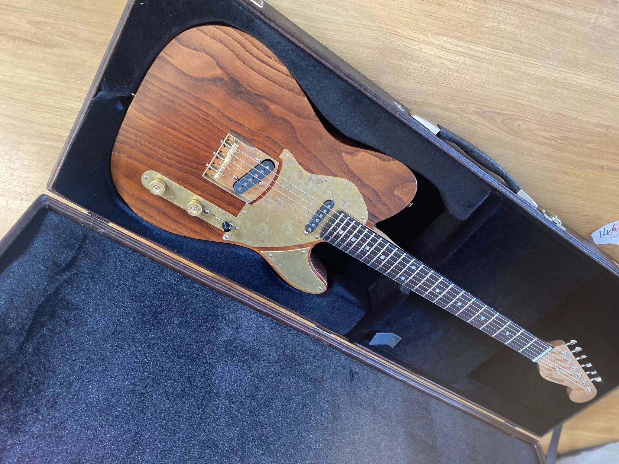 Paoletti Guitar Nancy Wine SS - Richards Guitars Of Stratford Upon Avon