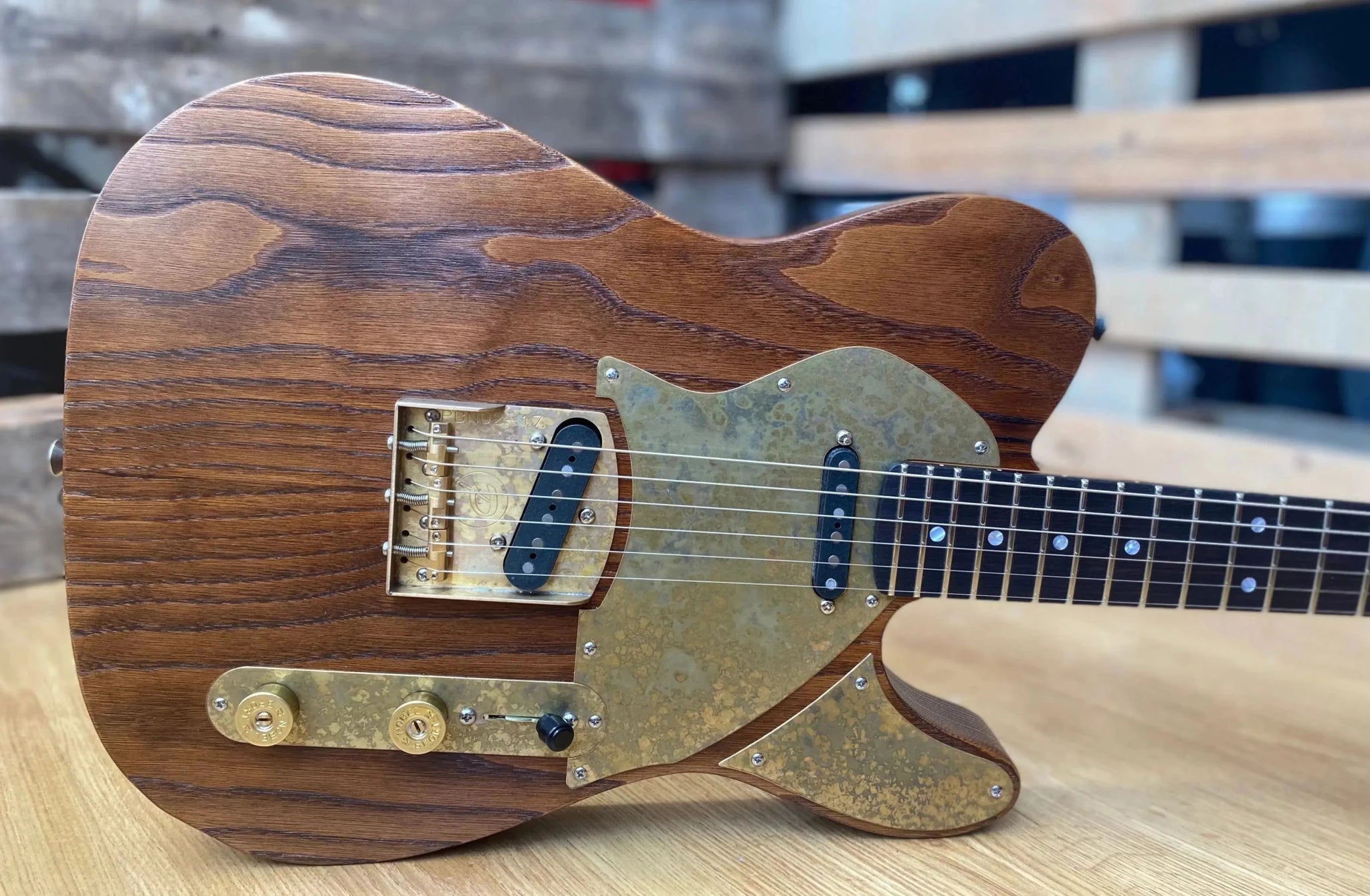 Paoletti Guitar Nancy Wine SS - Richards Guitars Of Stratford Upon Avon