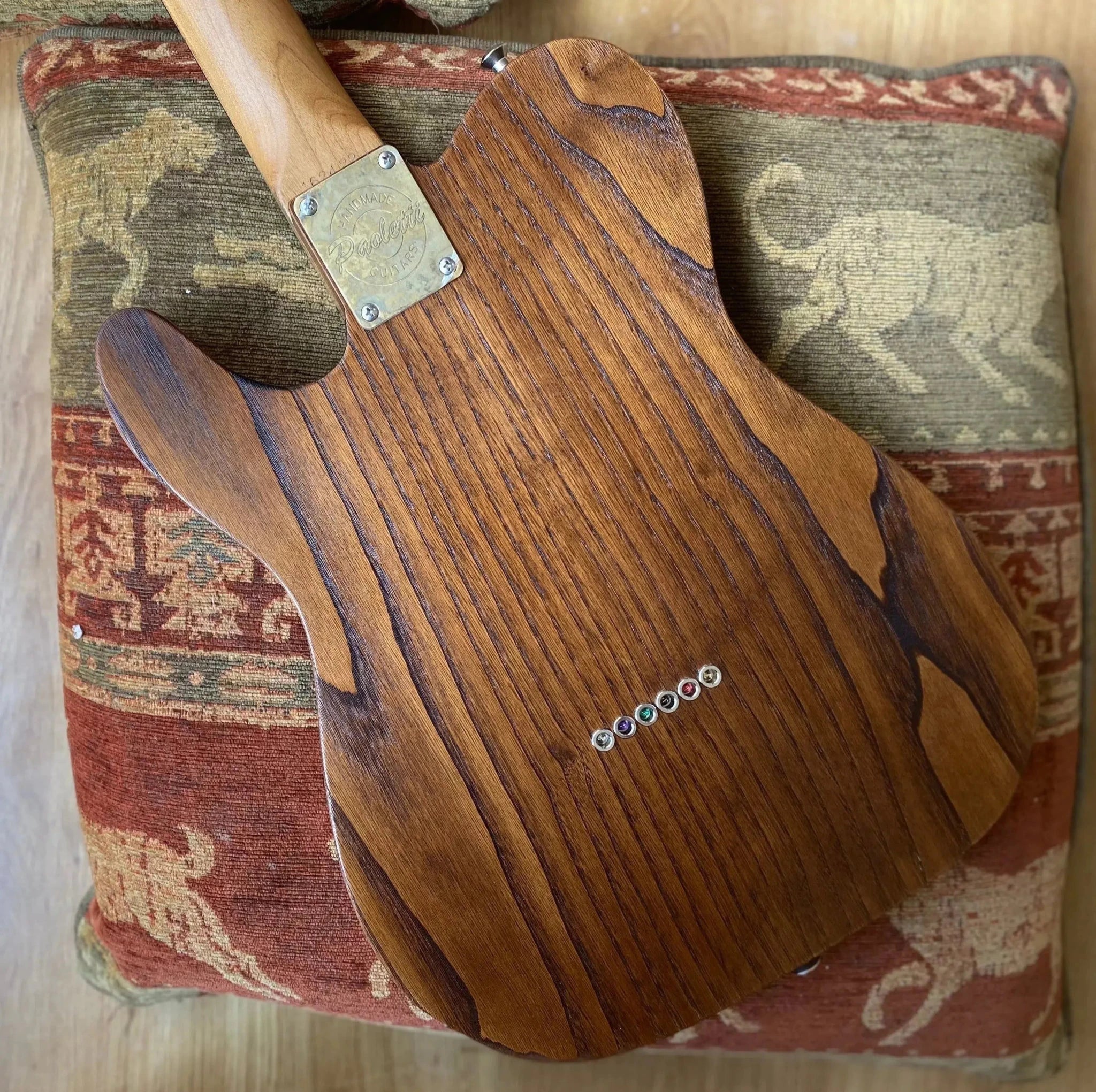 Paoletti Guitar Nancy Wine SS - Richards Guitars Of Stratford Upon Avon