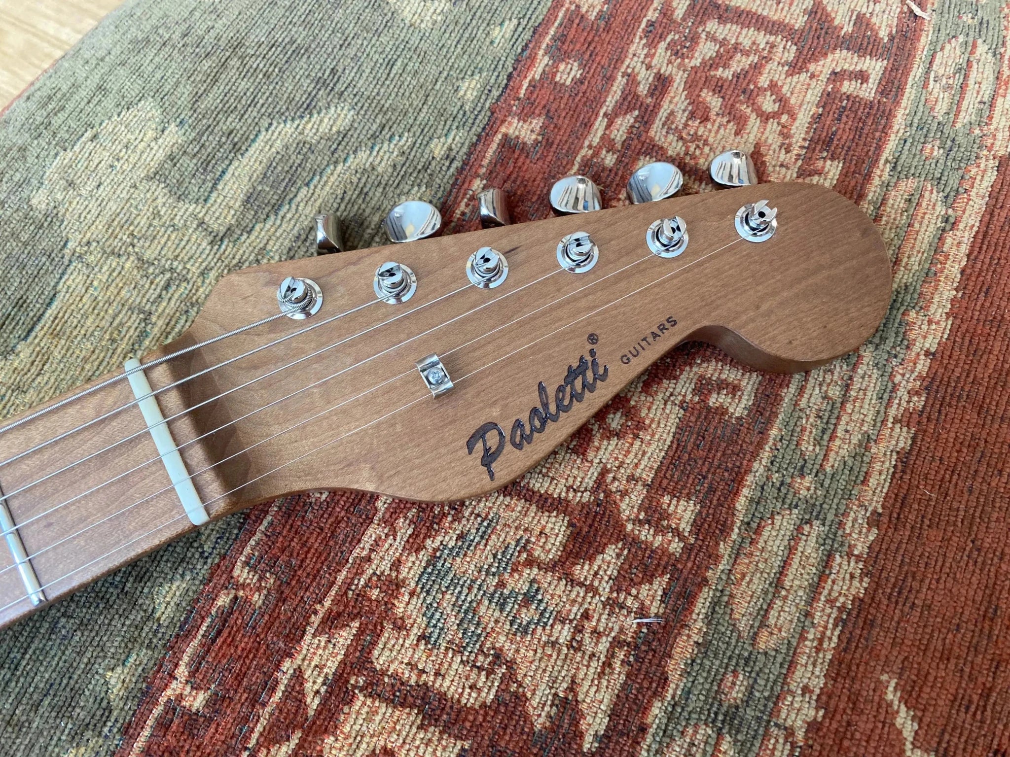 Paoletti Guitar Stratospheric Wine SSS - Richards Guitars Of Stratford Upon Avon