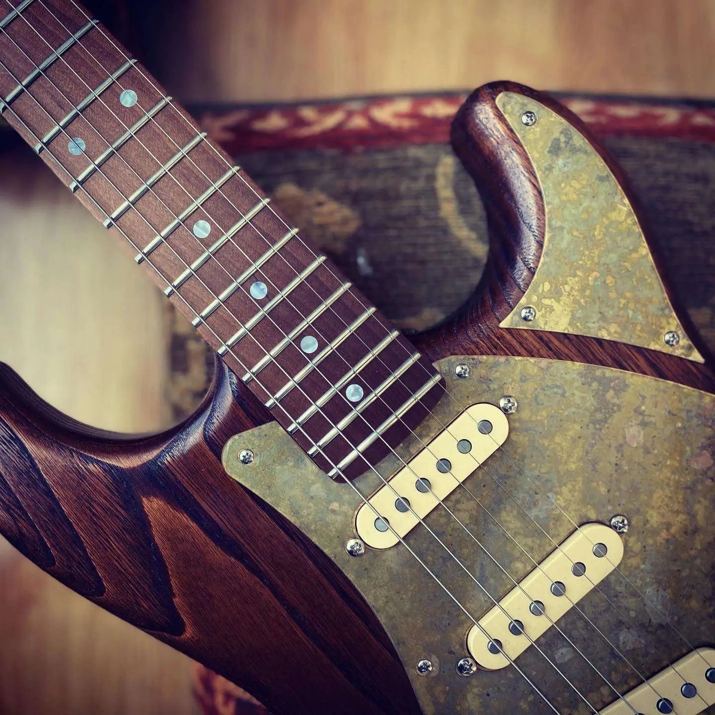 Paoletti Guitar Stratospheric Wine SSS - Richards Guitars Of Stratford Upon Avon
