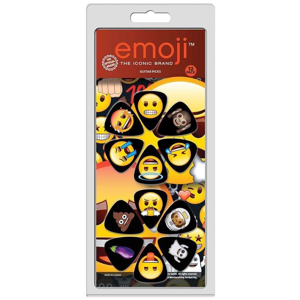 Perri's 12 Pick Pack ~ Emoji ~ 5 - Richards Guitars Of Stratford Upon Avon