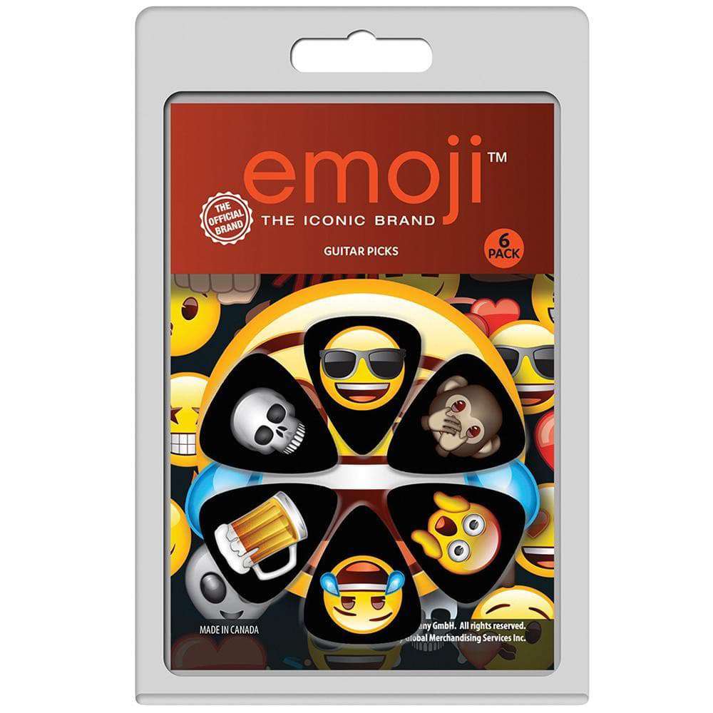 Perri's 6 Pick Pack ~ Emoji 10 - Richards Guitars Of Stratford Upon Avon