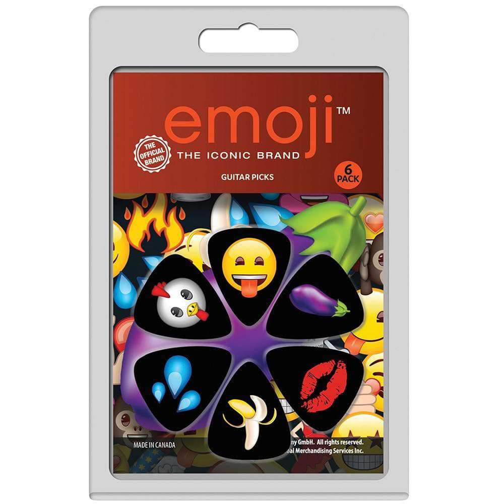 Perri's 6 Pick Pack ~ EMOJI 9 - Richards Guitars Of Stratford Upon Avon