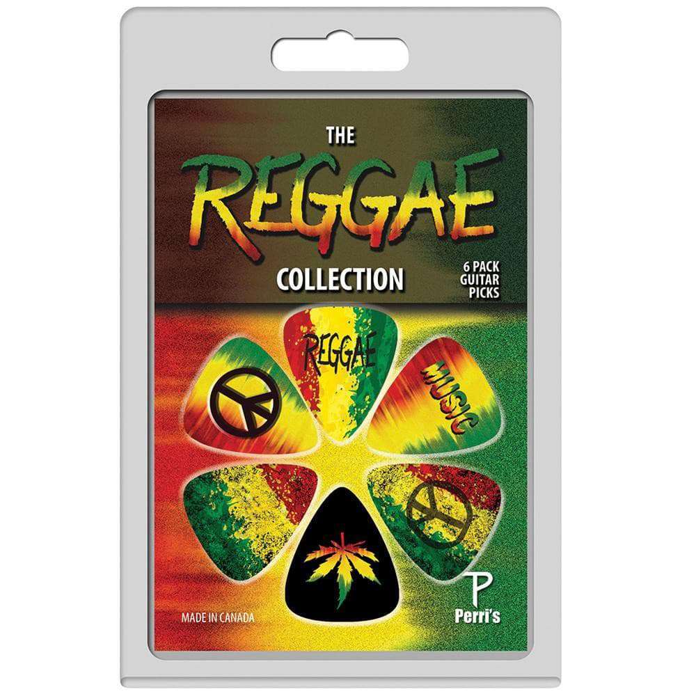 Perri's 6 Pick Pack ~ Reggae - Richards Guitars Of Stratford Upon Avon