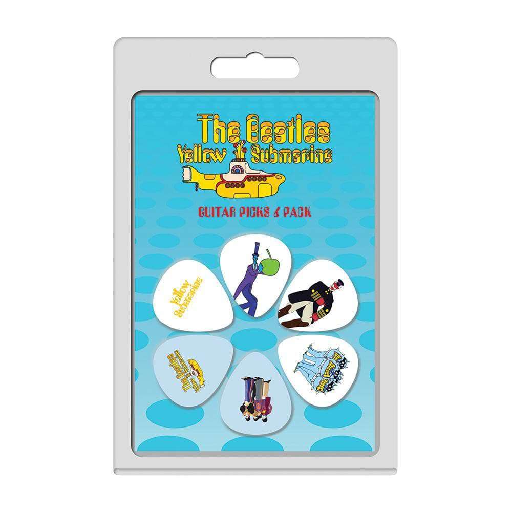 Perri's 6 Pick Pack ~ The Beatles Yellow Submarine - Richards Guitars Of Stratford Upon Avon