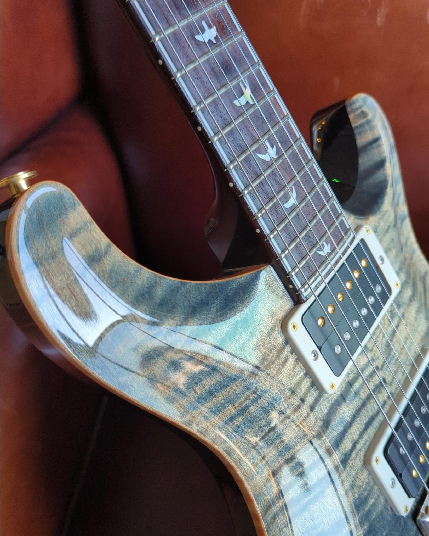 PRS 30th anniversary custom 24 Faded Whale Blue (Used) - Richards Guitars Of Stratford Upon Avon