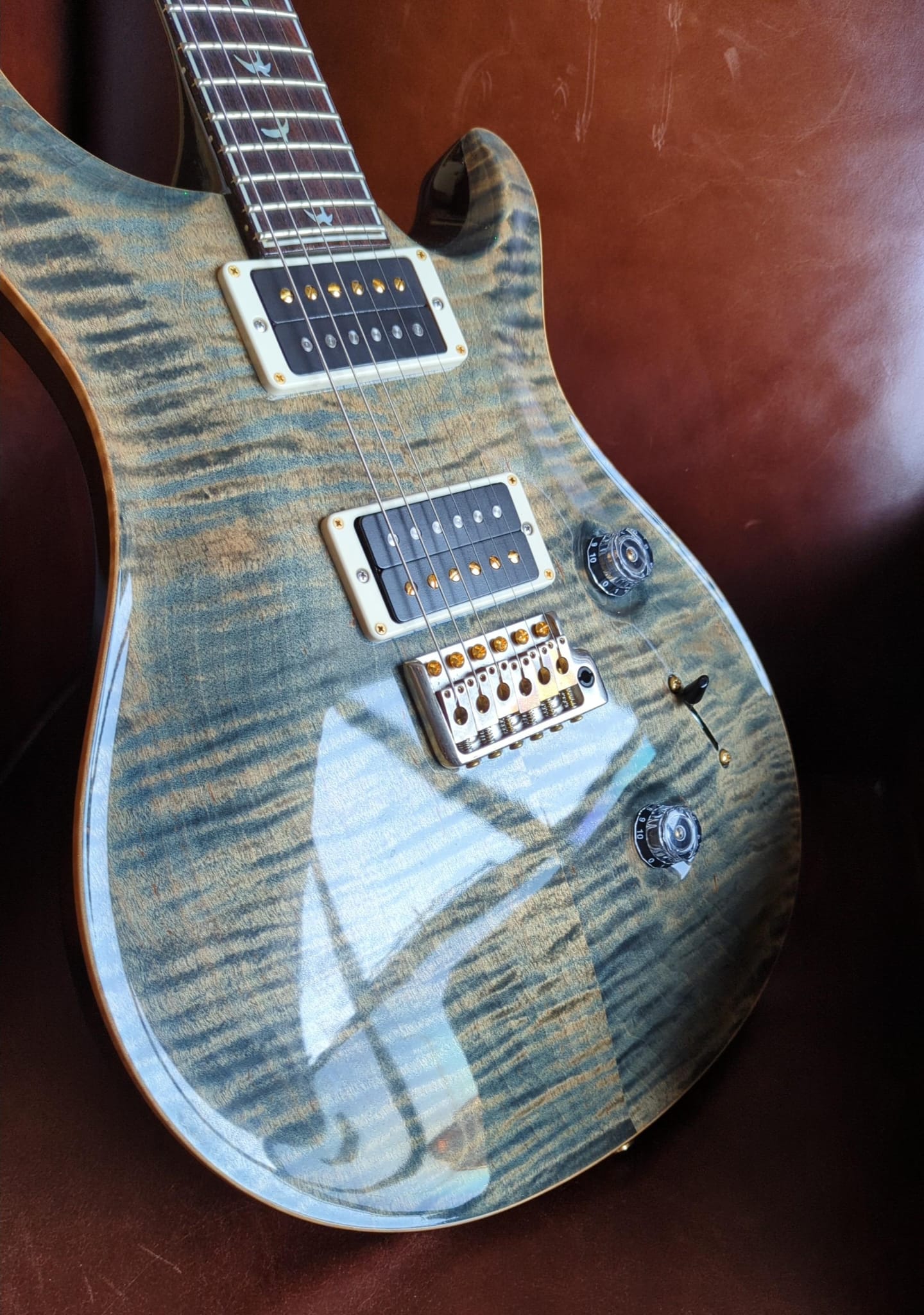 PRS 30th anniversary custom 24 Faded Whale Blue (Used) - Richards Guitars Of Stratford Upon Avon