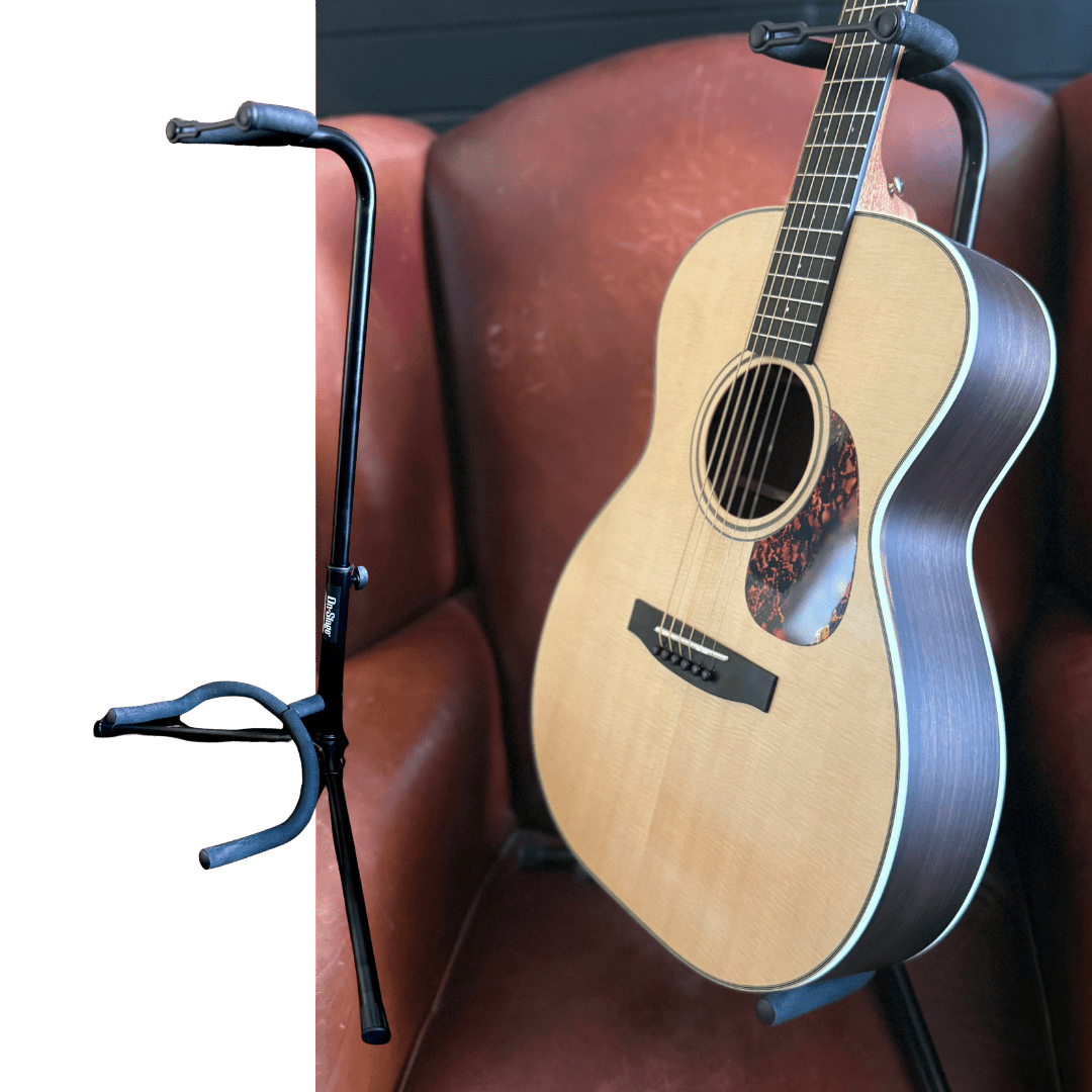 Quality Universal Guitar Stand. Suitable For All Styles Of Guitar (Acoustic, Electric, Bass) - Richards Guitars Of Stratford Upon Avon
