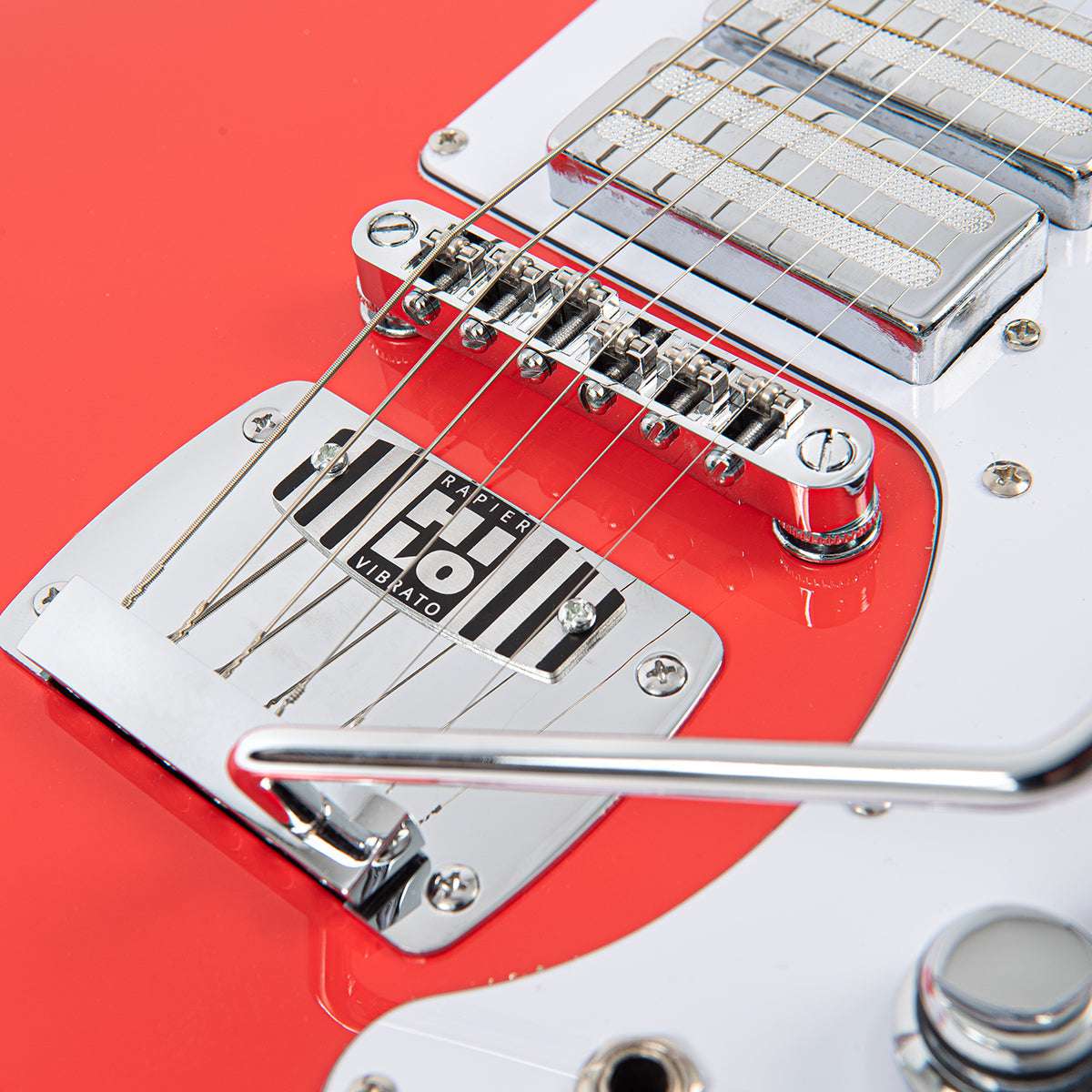 Rapier 44 Electric Guitar ~ Fiesta Red - Richards Guitars Of Stratford Upon Avon