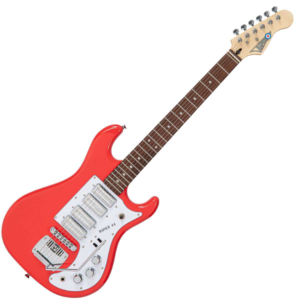 Rapier 44 Electric Guitar ~ Fiesta Red - Richards Guitars Of Stratford Upon Avon