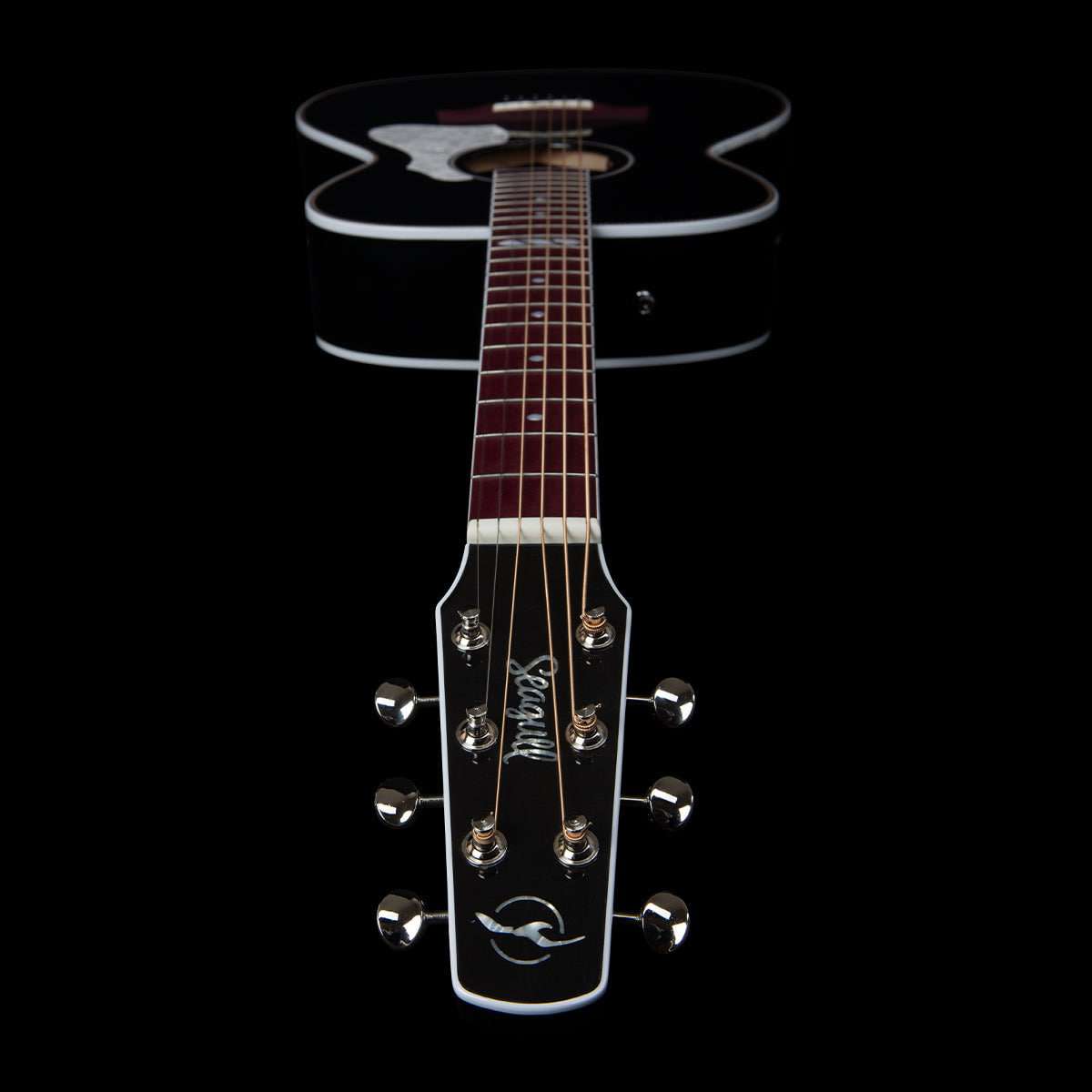 Seagull Artist LTD Electro - Acoustic Guitar ~ Tuxedo Black Anthem with Bag - Richards Guitars Of Stratford Upon Avon