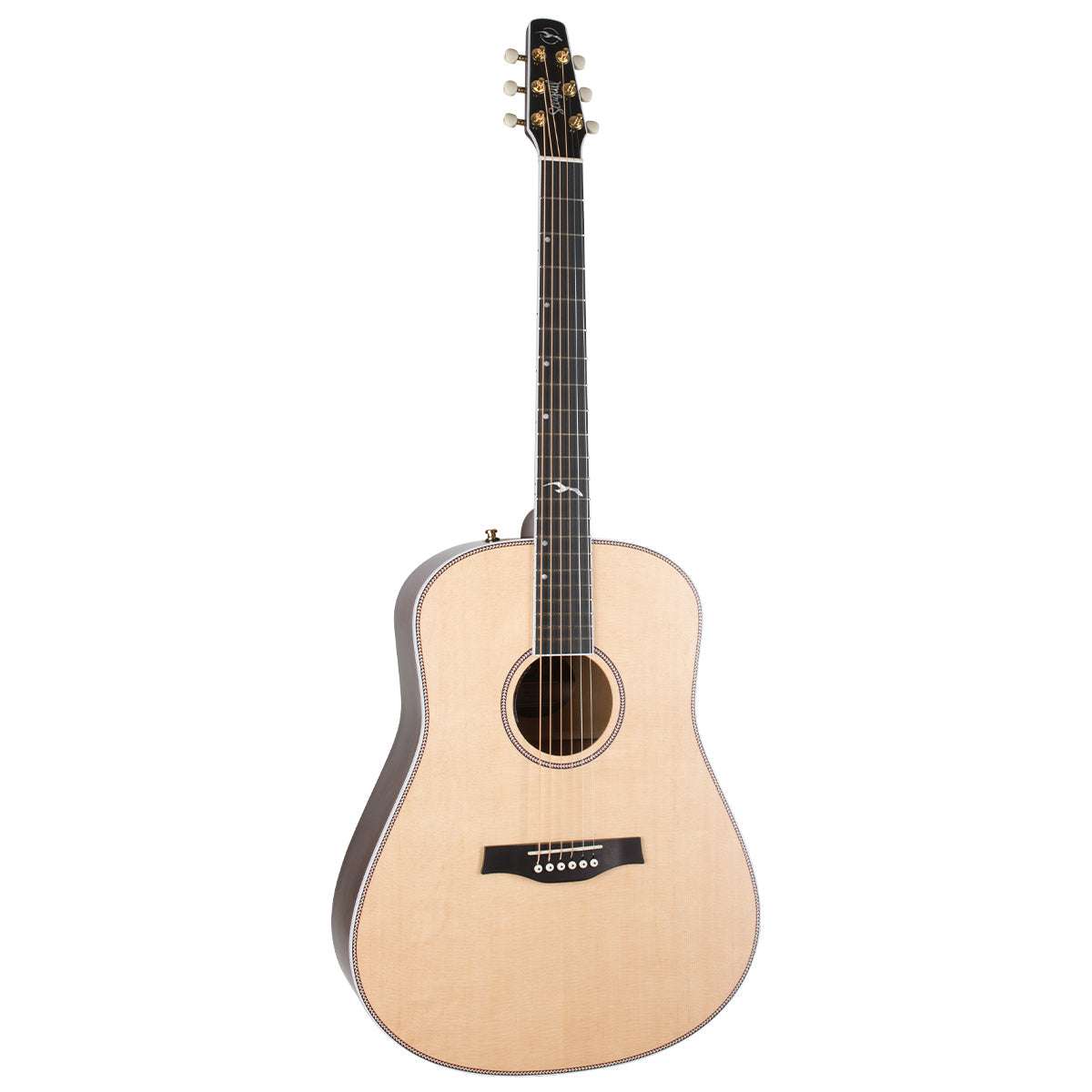 Seagull Artist Mosaic Anthem Electro - Acoustic Guitar ~ Natural with Bag - Richards Guitars Of Stratford Upon Avon