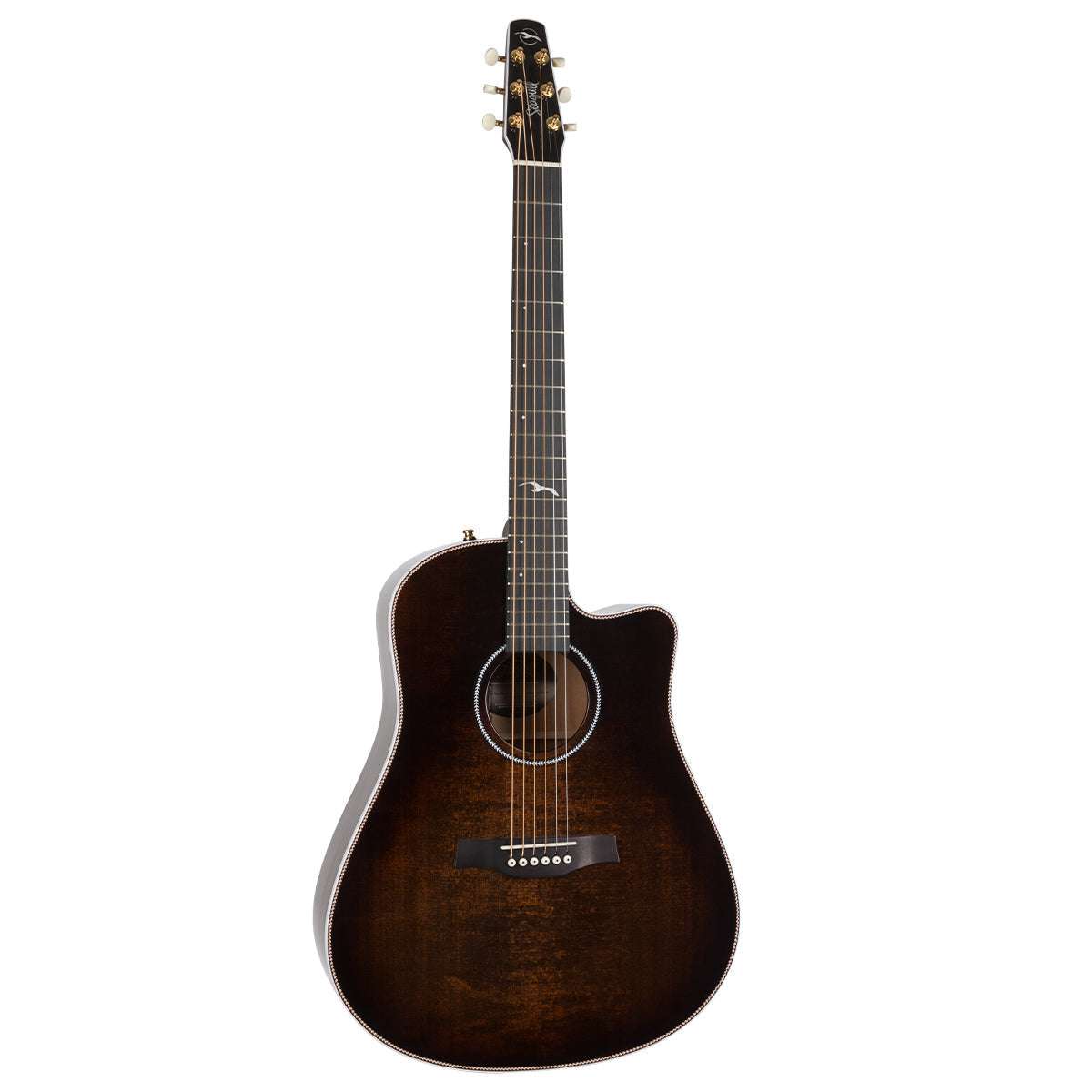 Seagull Artist Peppino Signature C/A Electro - Acoustic Guitar ~ Bourbon Burst with Bag - Richards Guitars Of Stratford Upon Avon