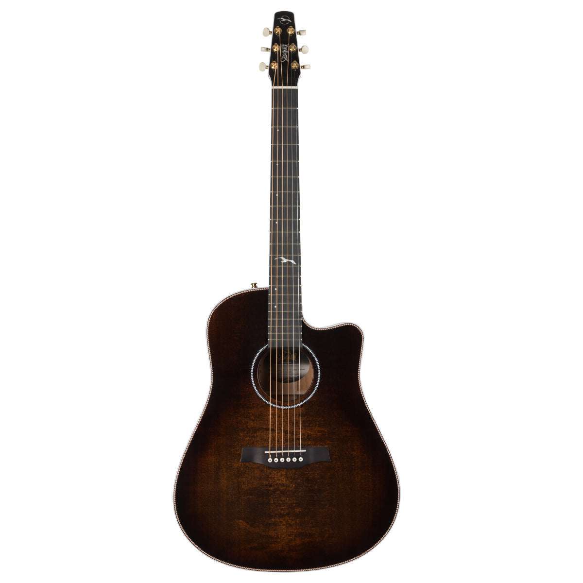 Seagull Artist Peppino Signature C/A Electro - Acoustic Guitar ~ Bourbon Burst with Bag - Richards Guitars Of Stratford Upon Avon