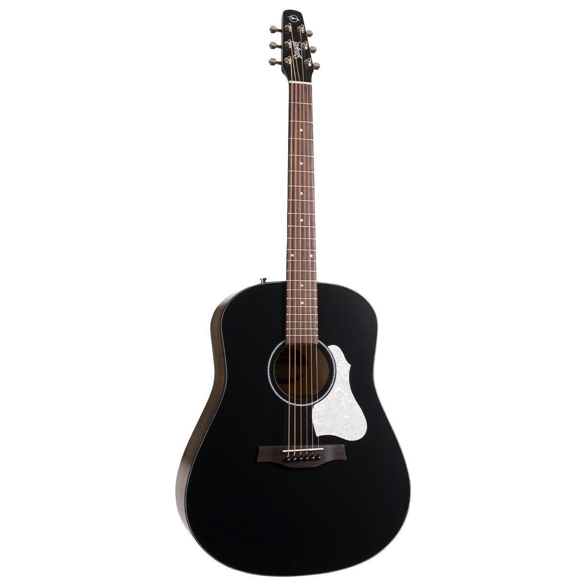 Seagull S6 Classic Electro-Acoustic Guitar ~ Black A/E,  for sale at Richards Guitars.