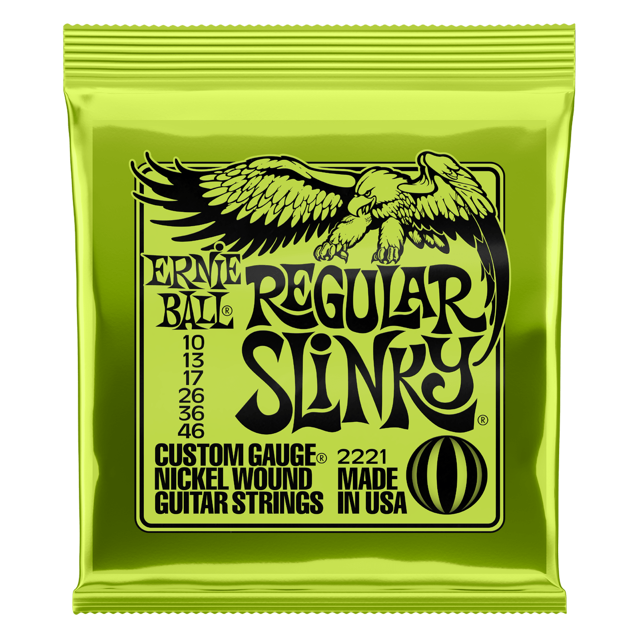 Spare Set Of Ernie Ball Original Slinky Electric Guitar Strings - Richards Guitars Of Stratford Upon Avon