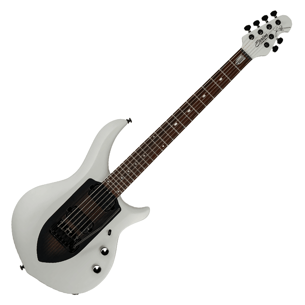 Sterling By Music Man Majesty Chalk Grey - Richards Guitars Of Stratford Upon Avon